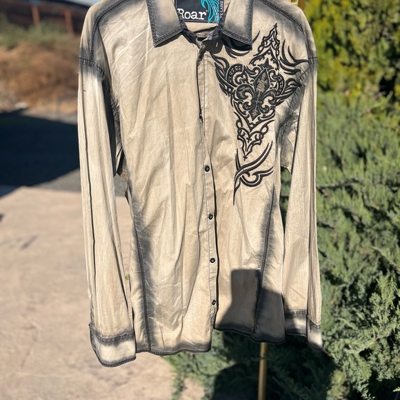 Mens XXL BUCKLE ROAR LONG SLEEVED SHIRT GREAT CONDITION - Picture 2 of 7